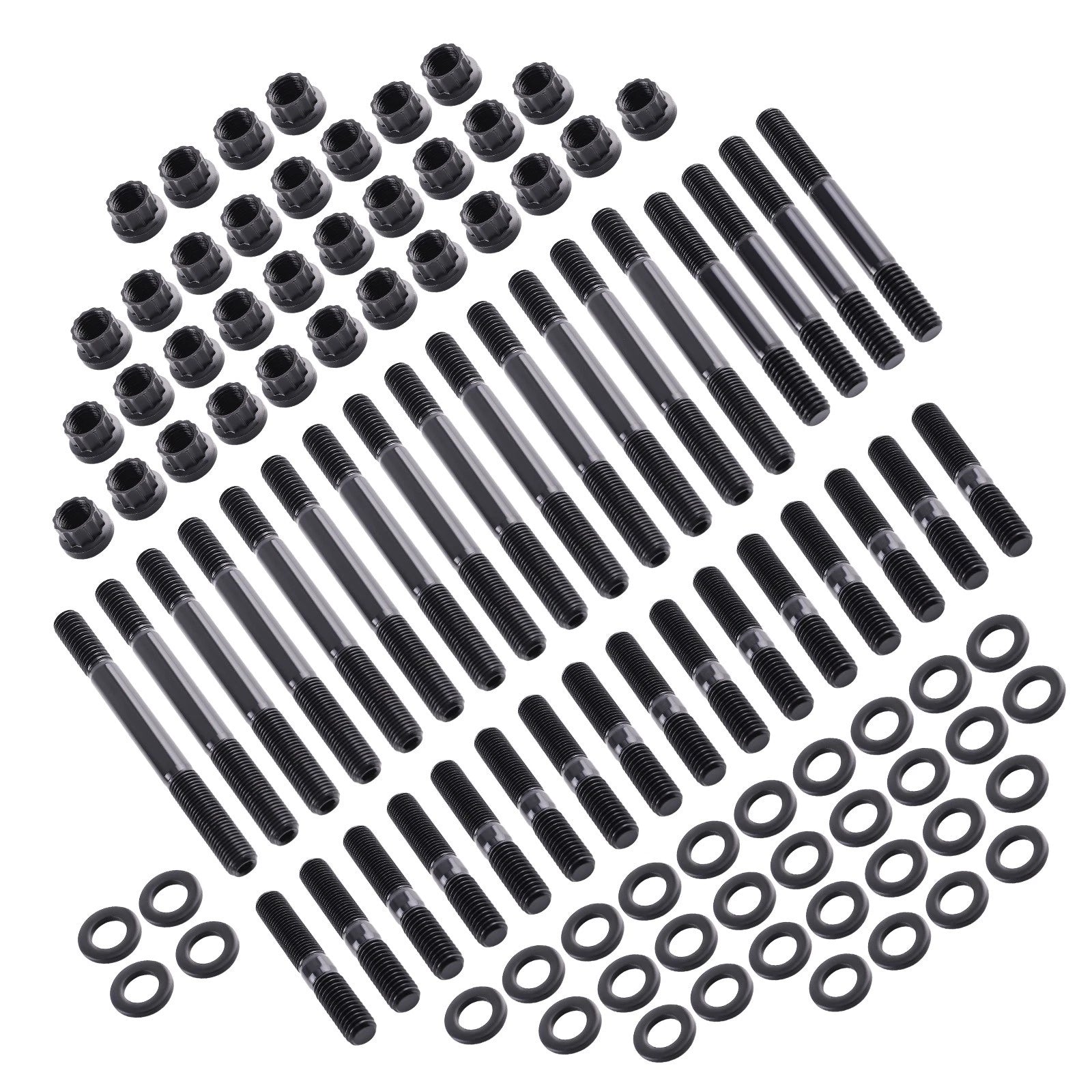 Engine Block Head Stud Set for Chevy Small Block SBC (265–327)