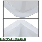 14" x 22" White Skylight Cover for RV Camper Trailer