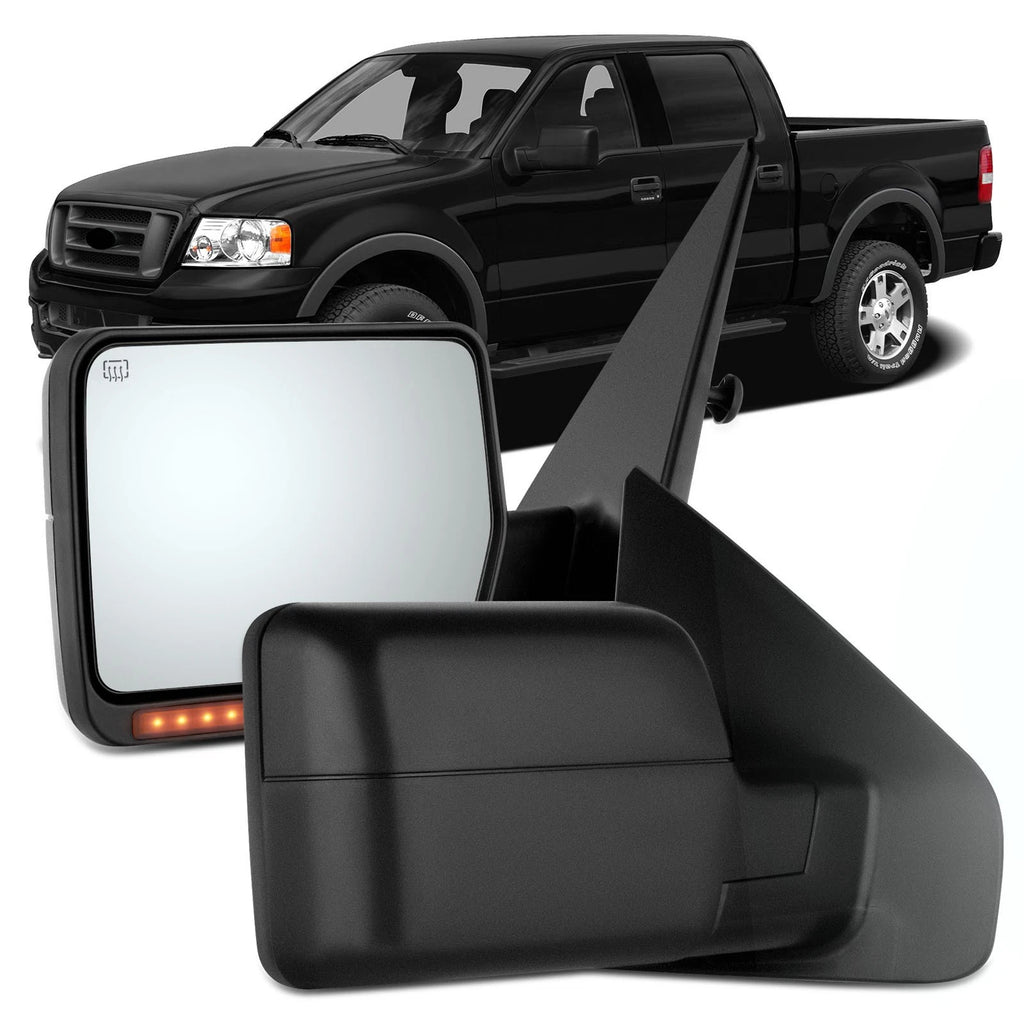 Power Heated Turn Signal Side Mirrors Pair for Ford F150 (2004–2006)