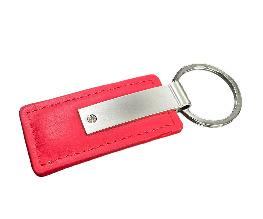 Jeep Duck Keychain with Red Leather for Wrangler (2018–2024)