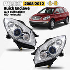 HID Headlight Set for Buick Enclave (2008–2012) Left + Right Pair