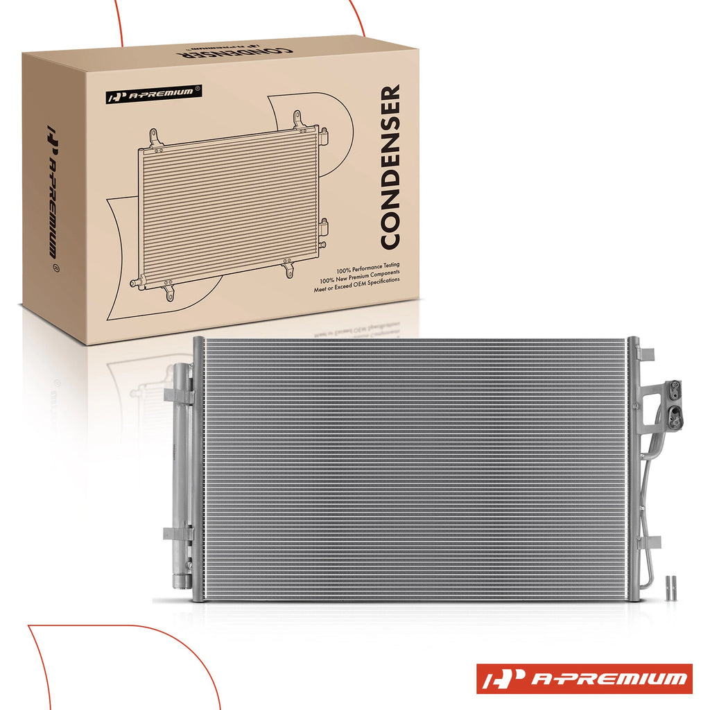 A/C Condenser with Receiver Drier for Hyundai Santa Fe (2010–2012)