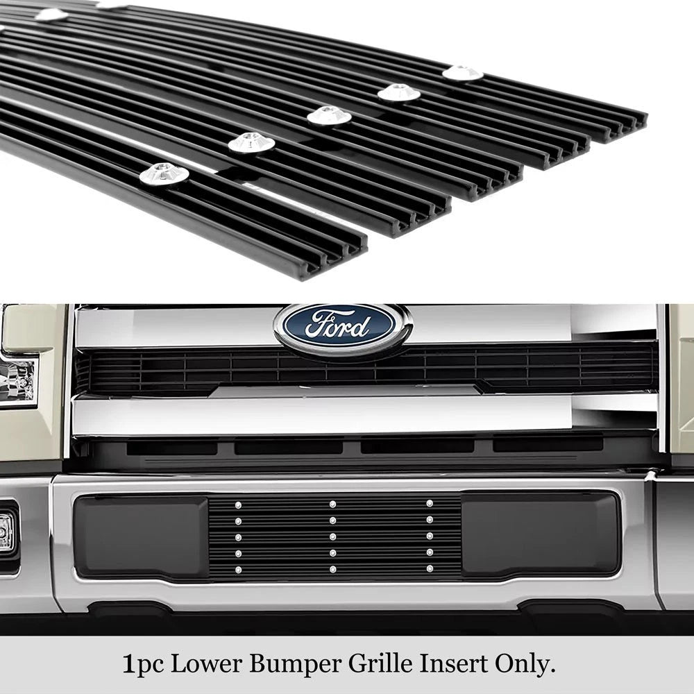 Premium Black Bumper Grille for Ford F-150 (2015-2017)