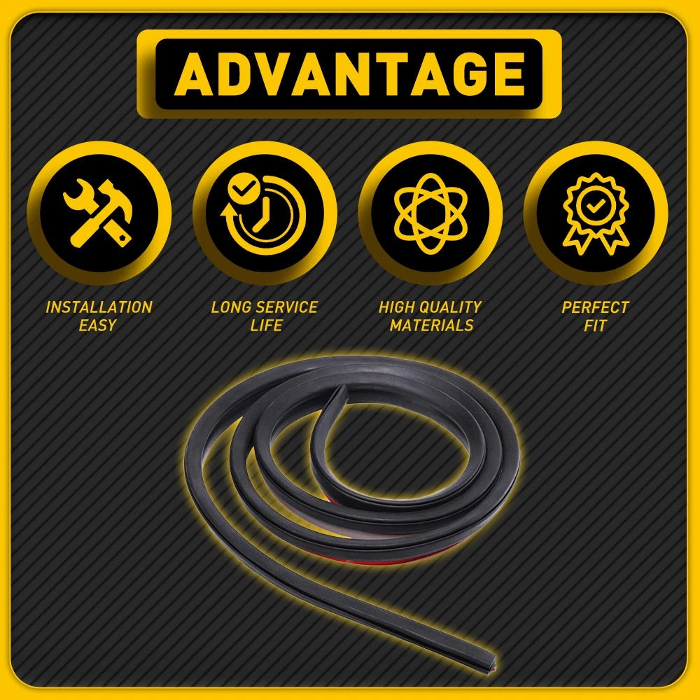 H-Shape Rubber Seal for Car Truck Door Window Trim (Replace Kits)