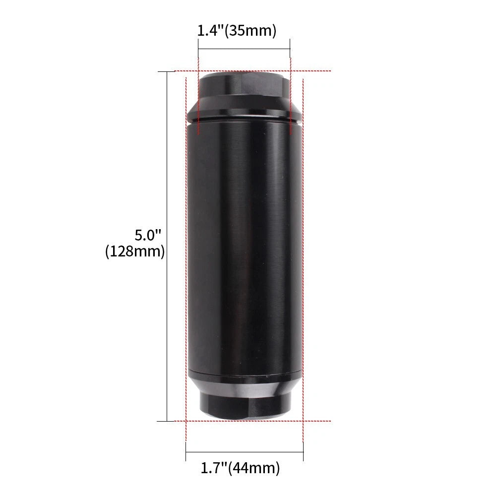 High Flow Fuel Filter 250PSI 100 Micron AN6 AN8 AN10 for Universal