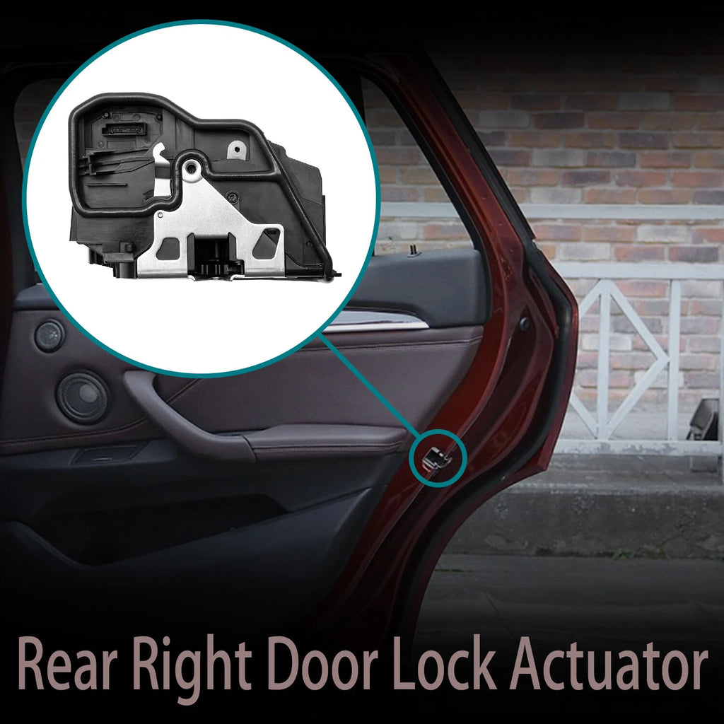 Door Lock Actuator Rear Right for BMW E60 E61 E70 E83 (2002–2010)