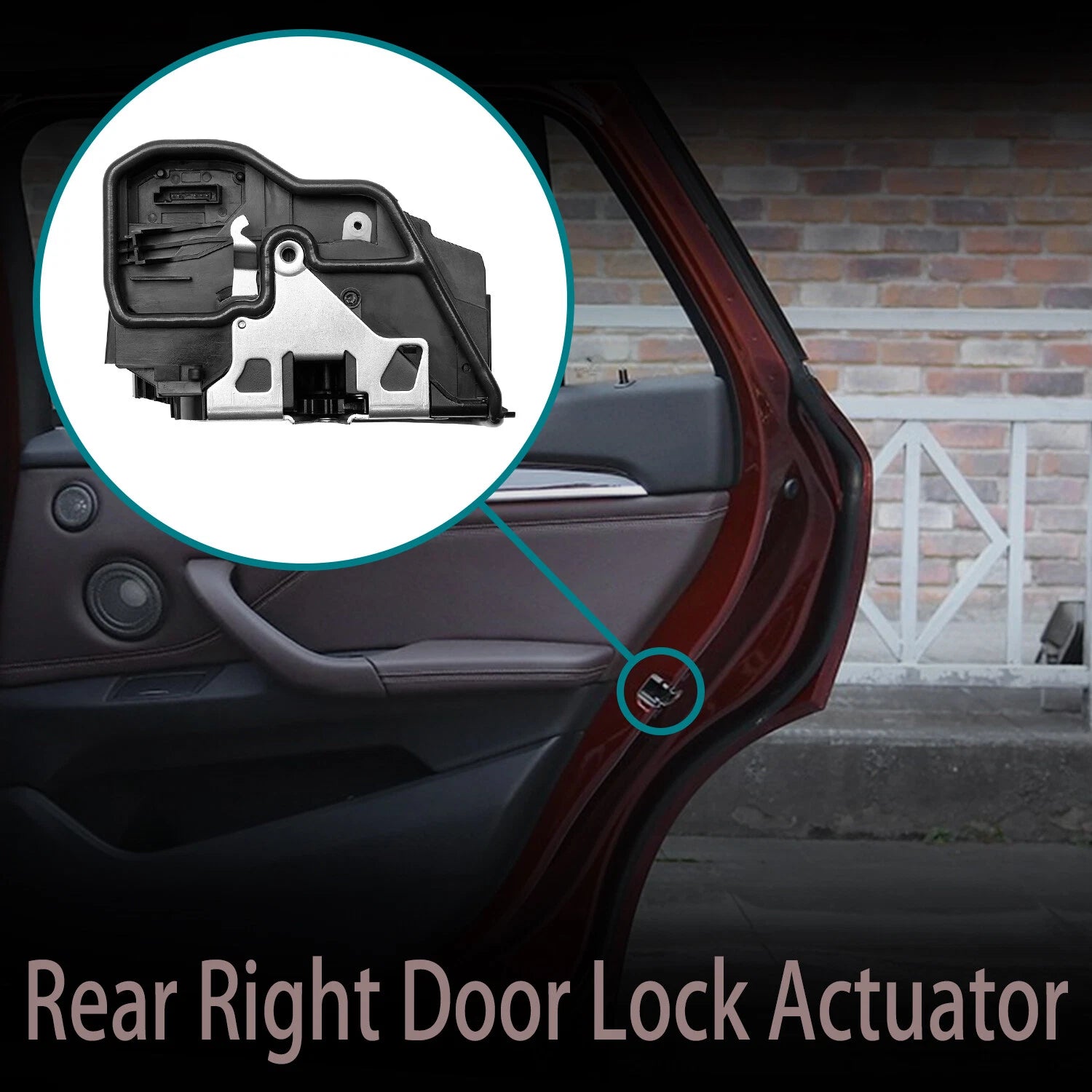 Door Lock Actuator Rear Right for BMW E60 E61 E70 E83 (2002–2010)