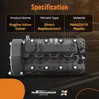 Engine Valve Cover Set for BMW 550i 750i (2006–2010) N62B48B 11127508780