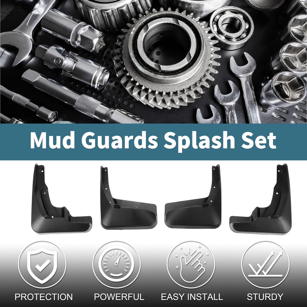 Set of 4 Mud Flaps Splash Guards for Toyota Venza AV10 (2013–2016)