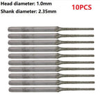 Solid Bits 1mm 2.35mm for Agate Bowlder Diamond Steel Drilling