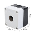 Control Box for - ABS Plastic, 22mm Hole, Waterproof