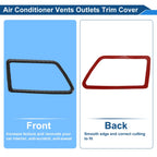 Set of 2 Air Condition Outlet Vent Trim Cover Frame for Mazda 3 (2010–2013) Black