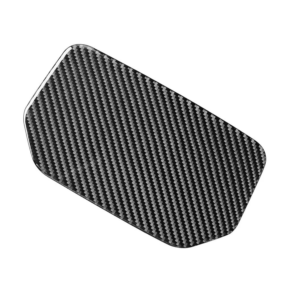 Carbon Fiber Dashboard Storage Box Cover Trim for Toyota Tundra (2014–2021)