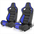 2Pcs Reclinable Racing Seats for Universal Fit (21"W X 22"D X 38"H)
