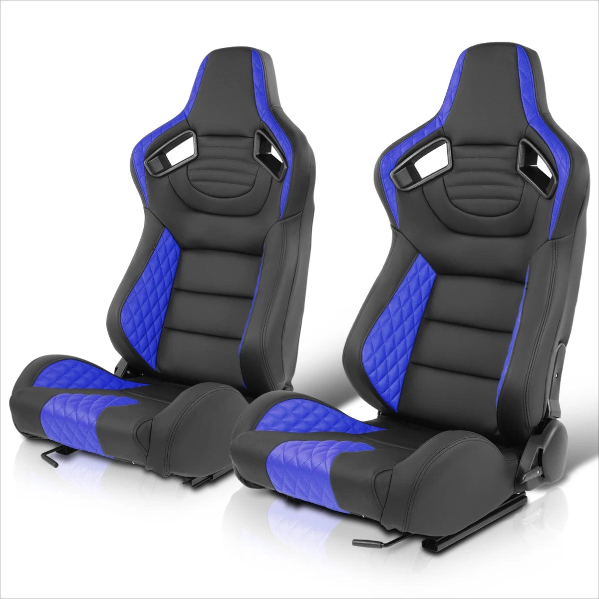 2Pcs Reclinable Racing Seats for Universal Fit (21"W X 22"D X 38"H)