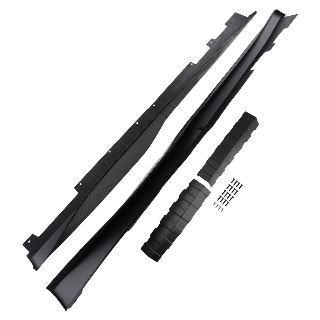 Carbon Fiber Look ZL1 Side Skirts for Chevy Camaro RS SS (2016–2022) Pair