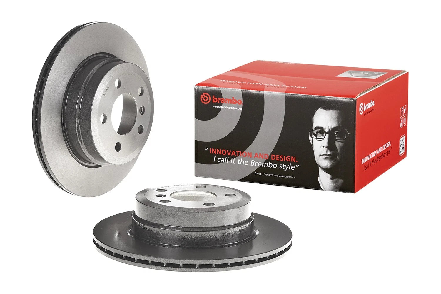 Brembo 320mm Coated Disc Brake Rotor for BMW E70 E71 F15 F85 (2007–2019)