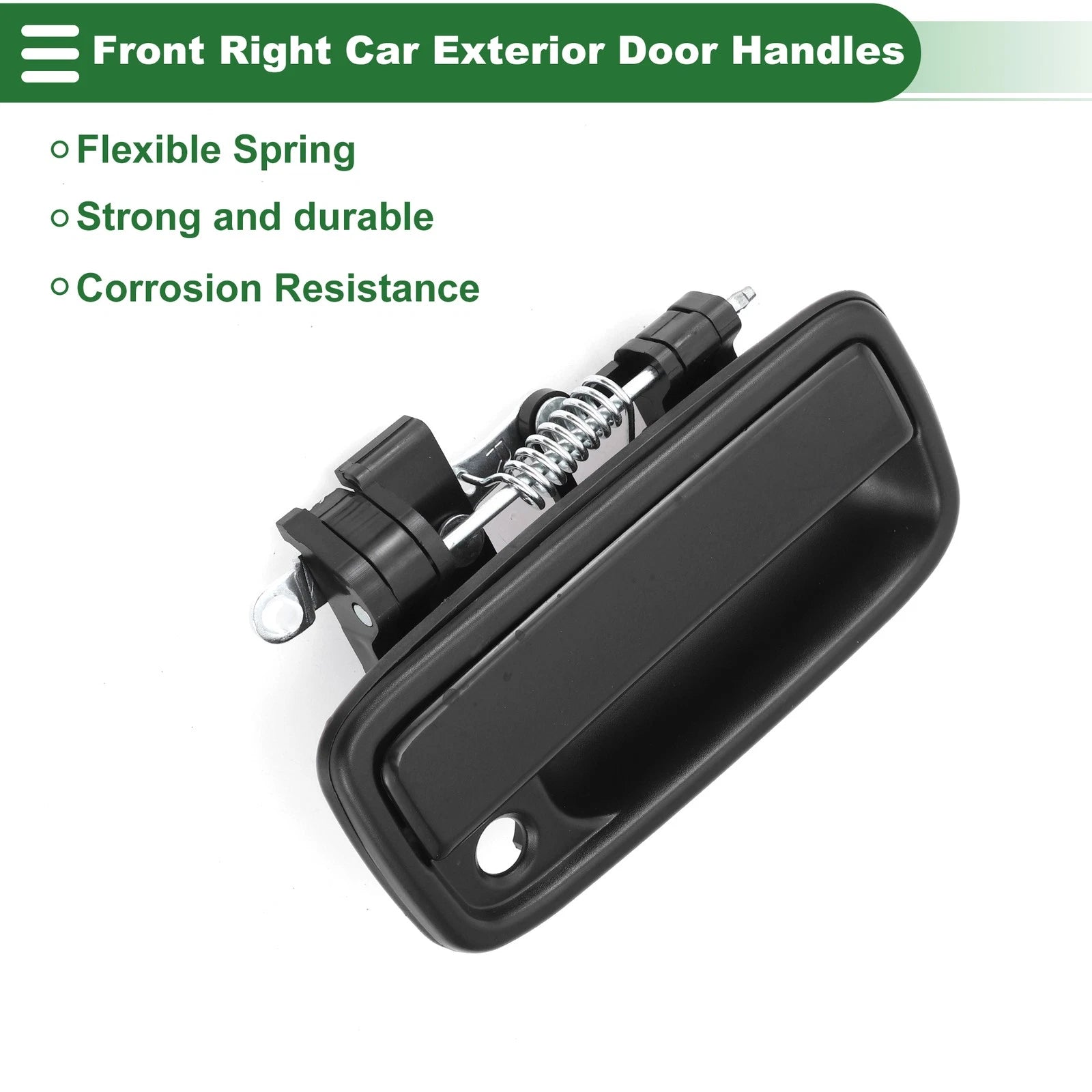 Front Right Door Handle for Toyota Tacoma (No. 6921035070) Gloss Black