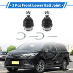 2X Front Lower Ball Joints for Toyota Land Cruiser Prado (2002–2010) No. 43330-60010