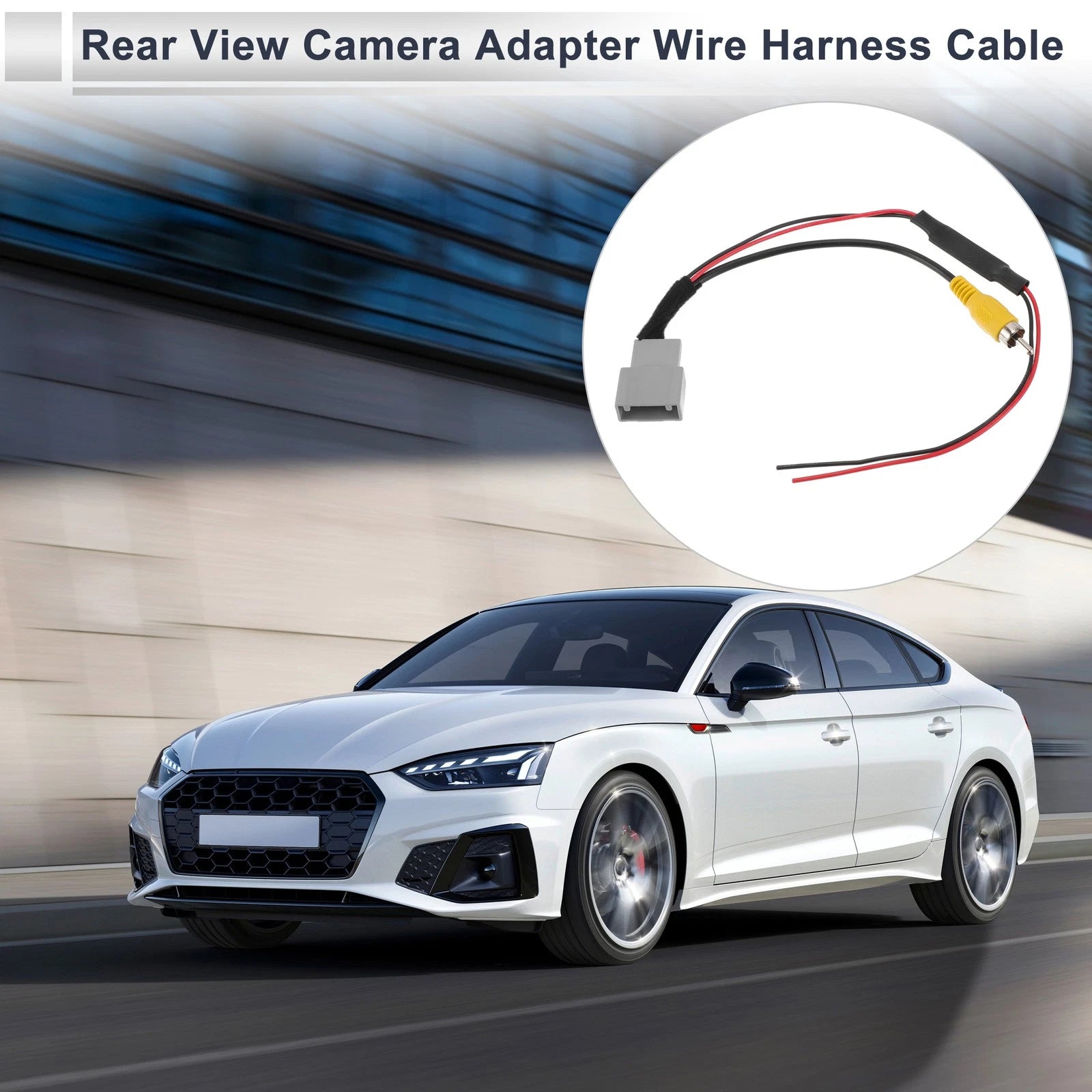Rear View Camera Adapter Wire Harness Cable for Honda CR-V (2013–2015) RCA