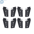 8 Piece Door Hinge Set for Jeep Wrangler Unlimited JK (2007–2017)