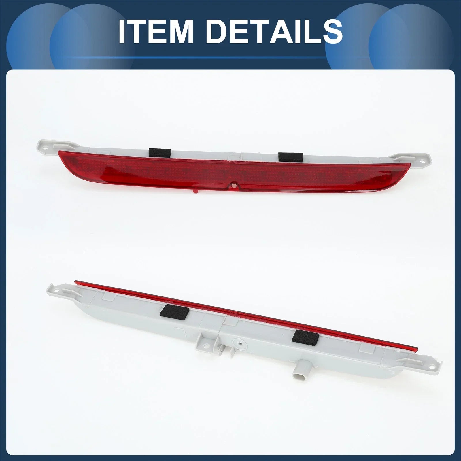 LED Third Brake Light for BMW X5 II E70 Red Housing (2008-2013)