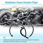 2pcs Heater Inlet & Lower Radiator Outlet Hose for Chevrolet Avalanche (2007–2009)