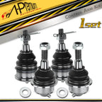 Set of 4 Front Lower & Upper Ball Joints for Chevy Silverado 2500 (1999â2004)