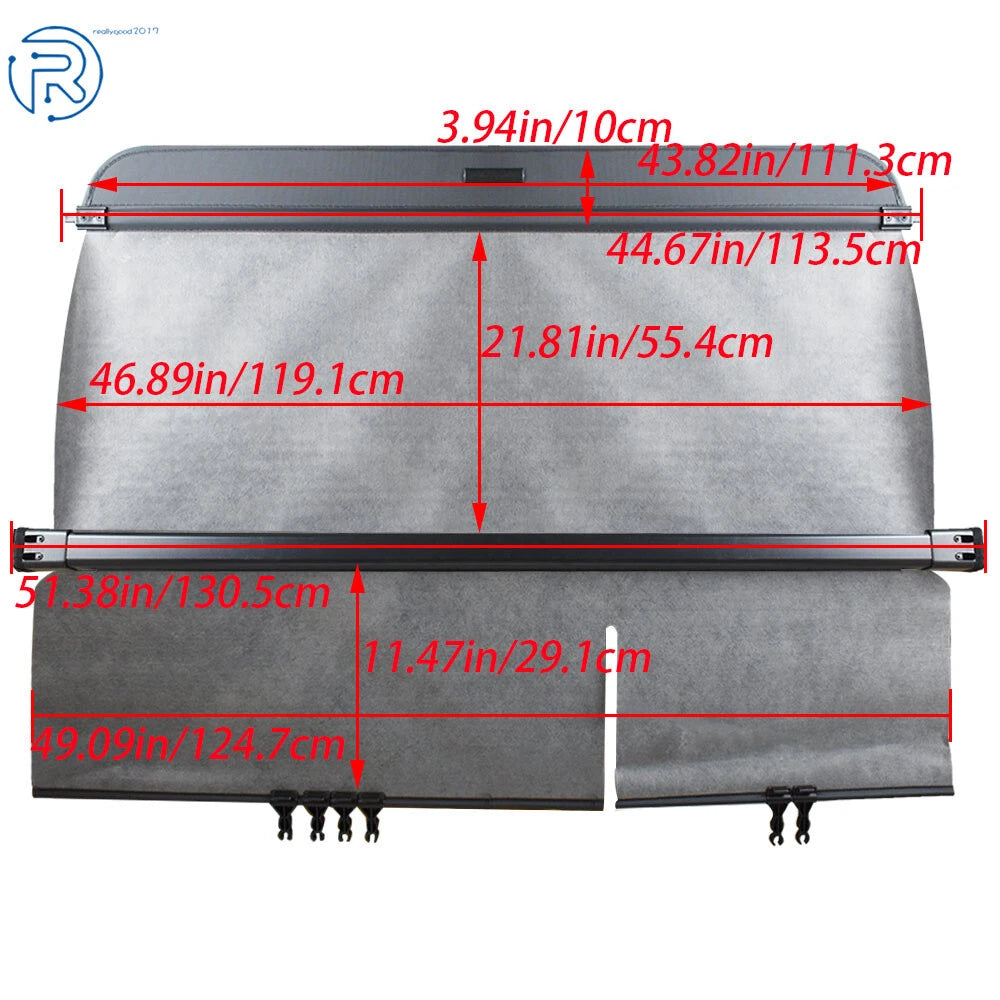 Waterproof Cargo Cover Shade for Lexus RX 350/RX 450h (2010-2015)