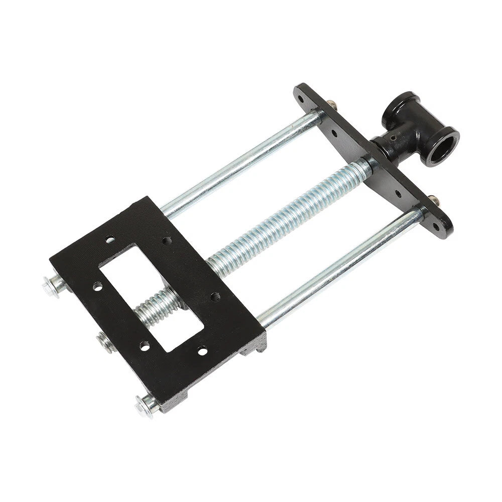 9" Woodworking Vise for Bench (Cast Iron, Chrome Plated)