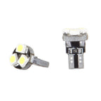 10Pcs White T5 Wedge 3-SMD LED Light Bulbs for Speedometer Gauge Cluster