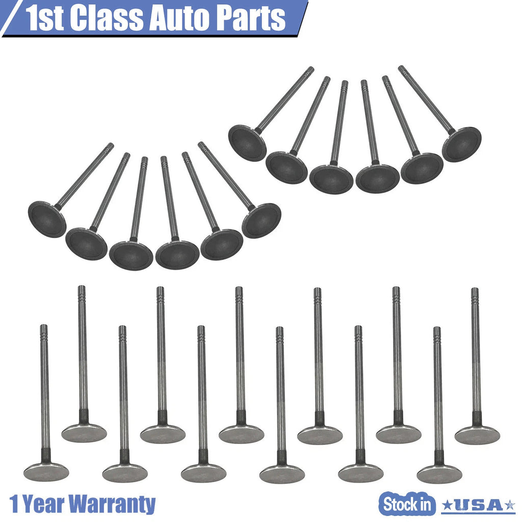 24PCS Exhaust and Intake Valves for Mercury Mazda (1996–2012)