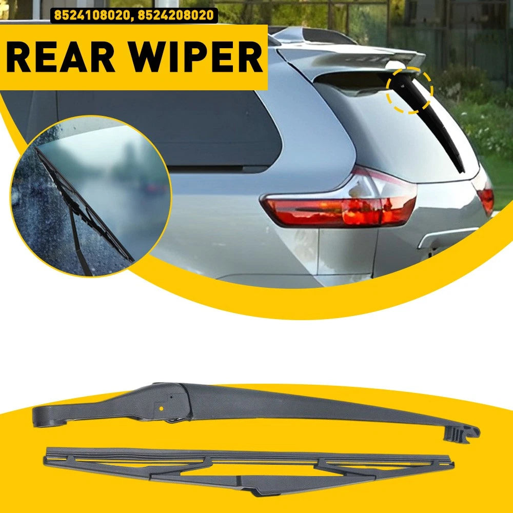 Rear Windshield Wiper Arm With Blade Set for Toyota Sienna (2011–2021) 85241-08020