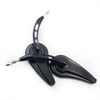 Black Raindrop Side Racing Mirrors for Harley Iron 883 1200 Custom Roadster (2009–2023)