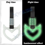 Devil Heart Shaped Japanese Car Warning Ring for Luminous Tsurikawa (---)