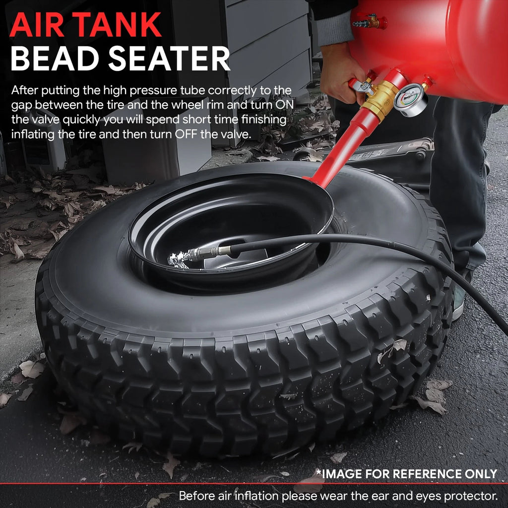 10 Gallon Air Blaster Bead Seater for High Pressure (120PSI, 7.5bar)