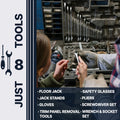 Front and Rear Disc Brake Rotors for Saab 9-7x (2008–2009)