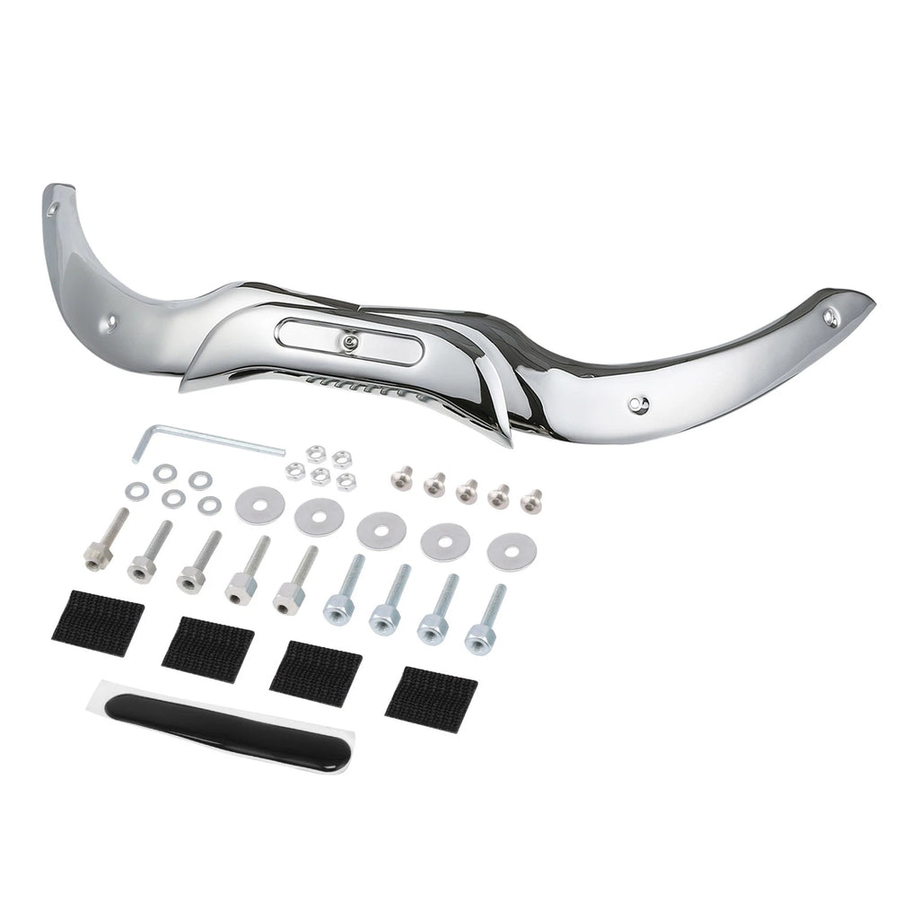 Chrome Windshield Trim Kit for Harley Road Glide (2004–2013)