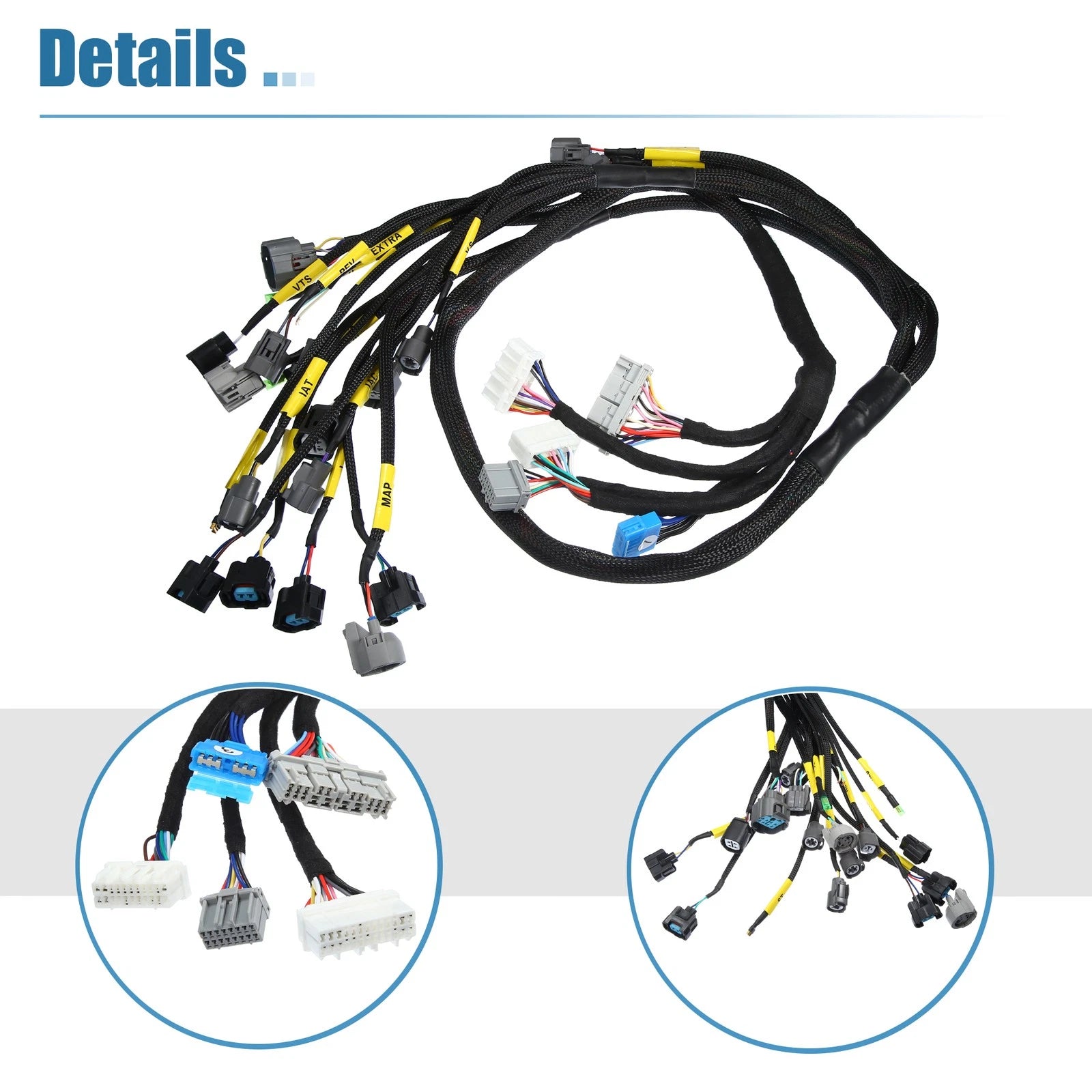 OBD2 Engine Wiring Harness for Honda Civic B16 B18 D16 (1992–2000)