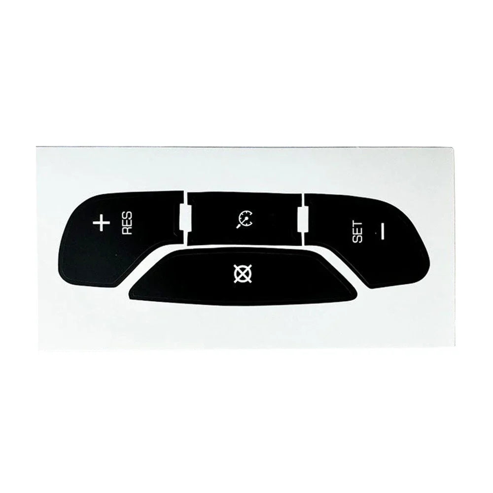 Steering Wheel Navigation Radio Button Sticker for Cadillac Chevy Tahoe Suburban (2007-2014)