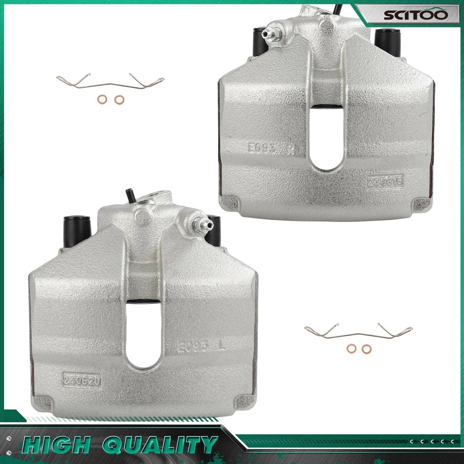 Front Pair Brake Calipers for Volkswagen Jetta (2013–2018)