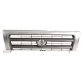 Replacement Chrome Plastic Front Grille (See compatibility Chart)