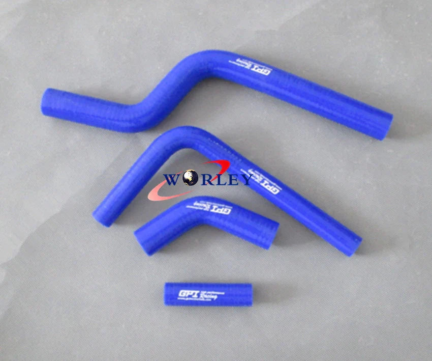 Silicone Radiator Hose for Kawasaki KX250F/KXF250 (2004-2005) - Red