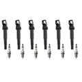 Set of 6 Ignition Coils & NGK Iridium IX Spark Plugs for BMW E46 E60 E83 E53 E85