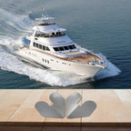 Scratch Protection Stainless Steel Boat Bow Guard Set of 2 Pieces