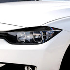 Carbon Fiber Eyelids Eyebrow Headlight Trim for BMW 3 Series F30 (2013–2018)