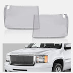 Headlight Replacement Lens for GMC Sierra 1500 2500HD 3500HD (2007–2013)