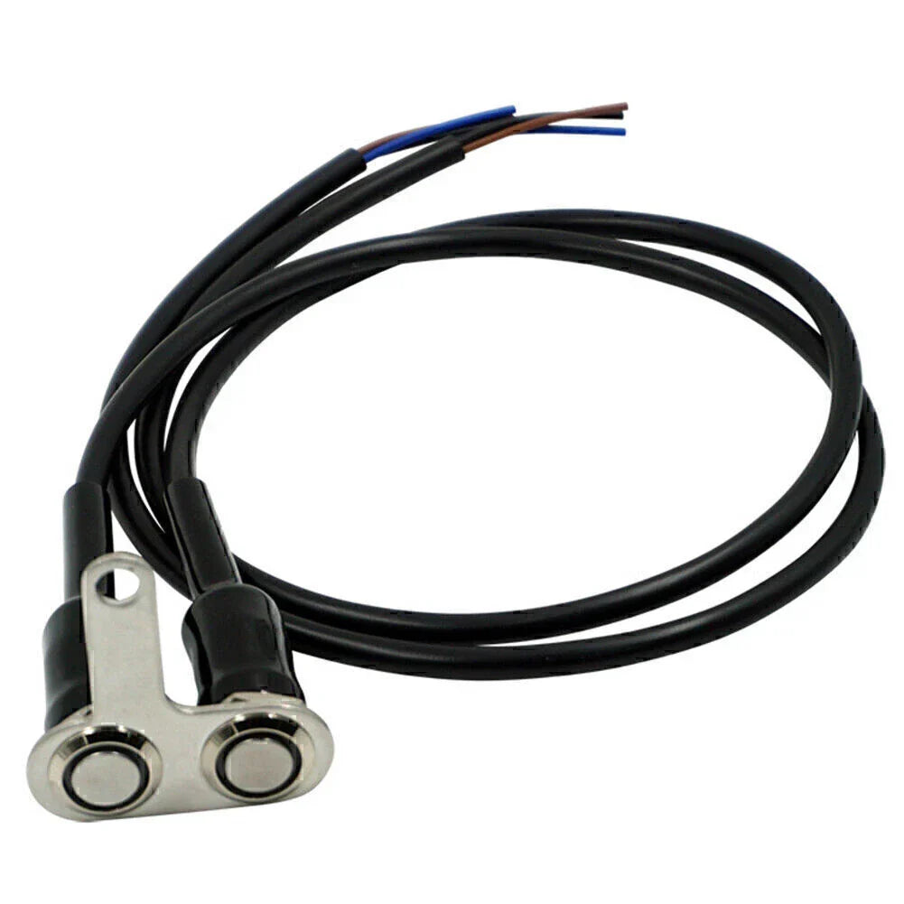12V Blue LED Motorcycle Switch Waterproof for Handlebar