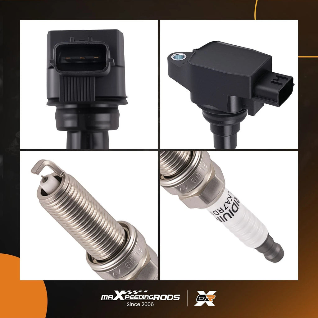 Ignition Coil & Iridium Spark Plug Set for Infiniti Q50 (2014–2020)