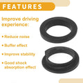 Lower Coil Spring Insulators Rubber 1 Pc for BMW 525i (1989-2007)
